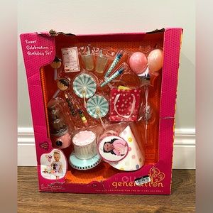 Our Generation Sweet Celebration birthday set